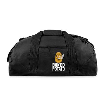Baked Potato - Recycled Duffel Bag - black - Front