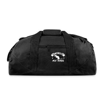 Rats Are Friends Rodent Fiends Rat Owner - Recycled Duffel Bag - black - Front