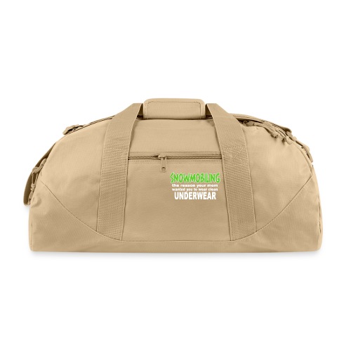 Snowmobiling Underwear - Recycled Duffel Bag