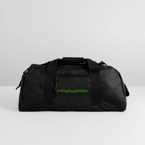 rainydayshirts text logo - Recycled Duffel Bag