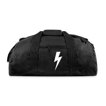 Lightning Bolt For Men And Women - Recycled Duffel Bag - black - Front