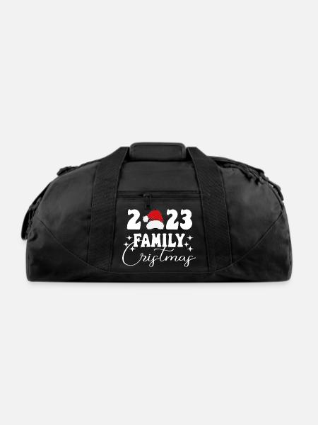 2023 Family Christmas - Recycled Duffel Bag - black