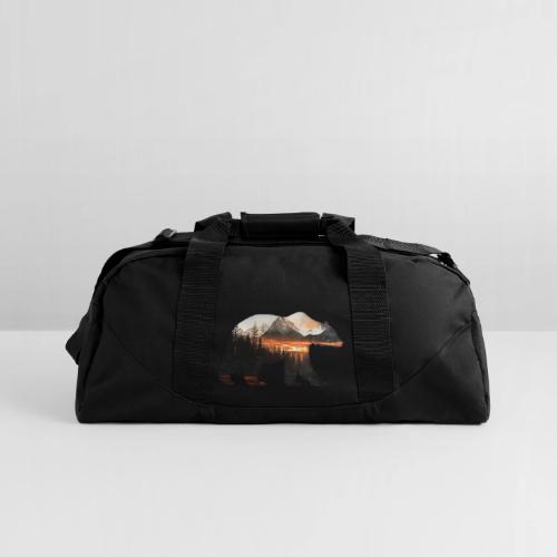 Canada Bear: fiery tones - Recycled Duffel Bag