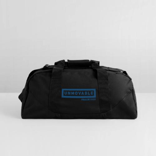 Unmovable: Psalm 55:22 - Recycled Duffel Bag