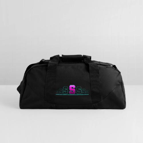 Letter S – Capital Varsity Alphabet Monogram - Recycled Duffel Bag