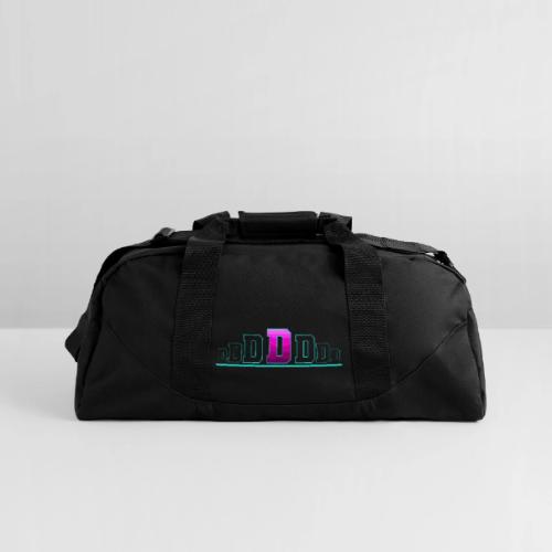Letter D – Capital Varsity Alphabet Monogram - Recycled Duffel Bag