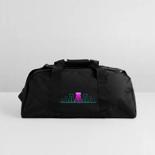 Letter A – Capital Varsity Alphabet Monogram - Recycled Duffel Bag