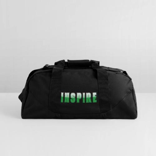 Inspire Word Art Design - Recycled Duffel Bag