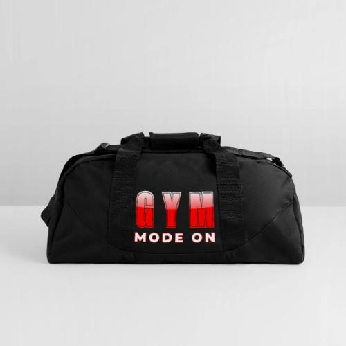 Gym Mode On Fitness Typography Design - Recycled Duffel Bag