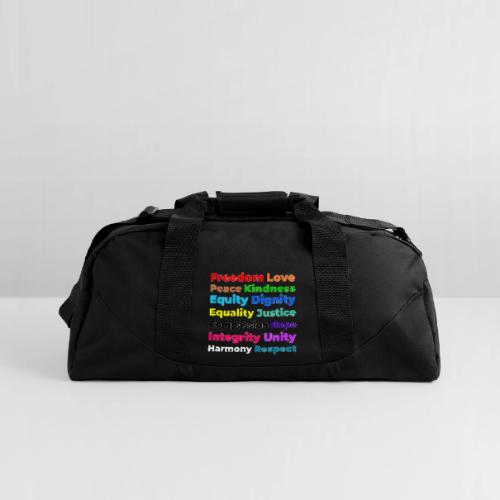 Words of Light - Recycled Duffel Bag