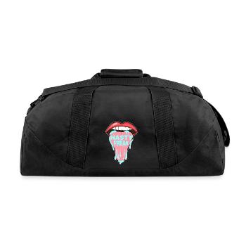 Nasty Freaking Person Enough Who Can Pull Off - Recycled Duffel Bag - black - Back
