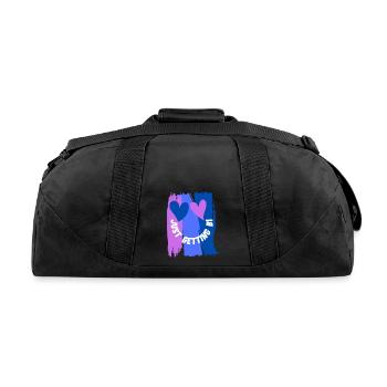 Just Getting Bi - Recycled Duffel Bag - black - Back