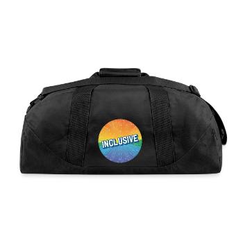 LGBTQ Inclusive - Recycled Duffel Bag - black - Back
