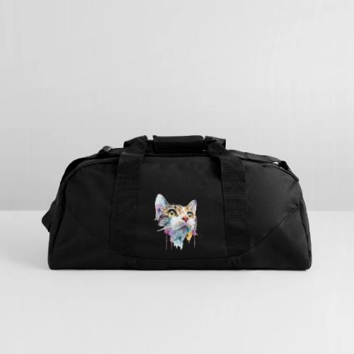 Chromatic Cat Splash - Recycled Duffel Bag