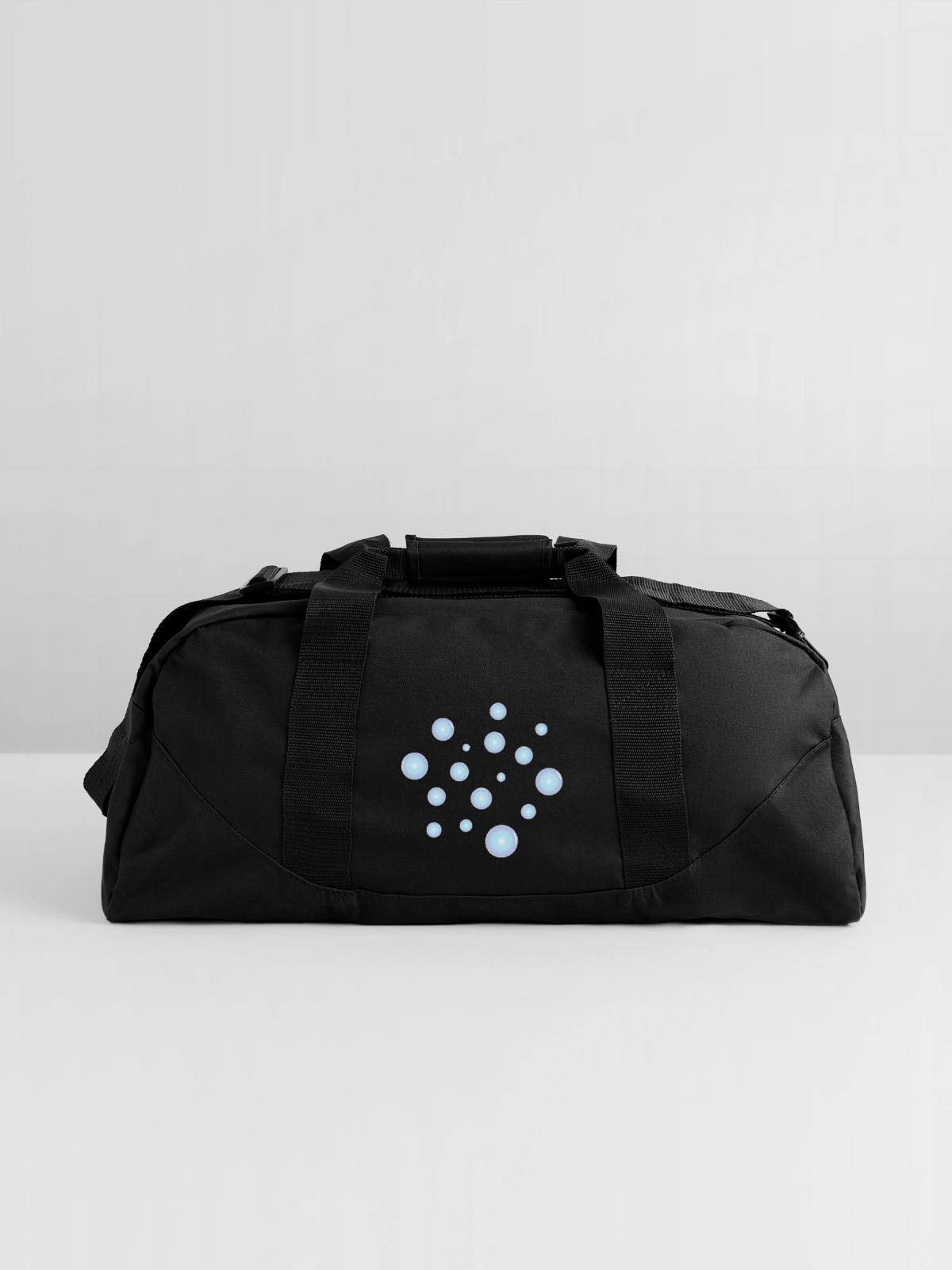 Bubbles - Recycled Duffel Bag - black - Back
