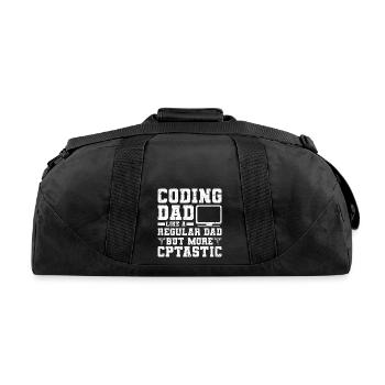 Clinical Coding Specialist | Hospital Gifts - Recycled Duffel Bag - black - Back