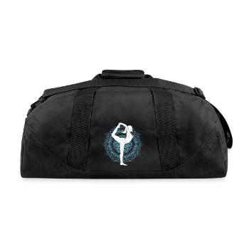 Spiritual Yogi Buddhist Mandala Gift Yoga - Recycled Duffel Bag - black - Back