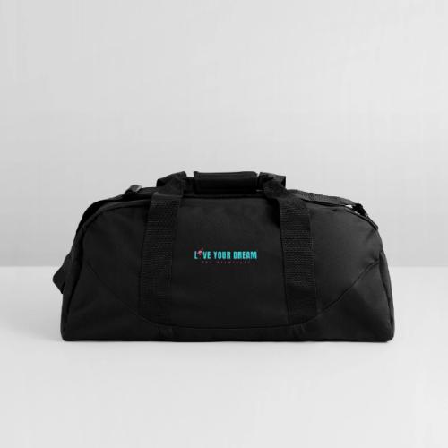 Live Your Dream w/Flamingo Bird - Recycled Duffel Bag