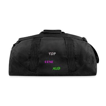 Top Gene Mud - Recycled Duffel Bag - black - Back