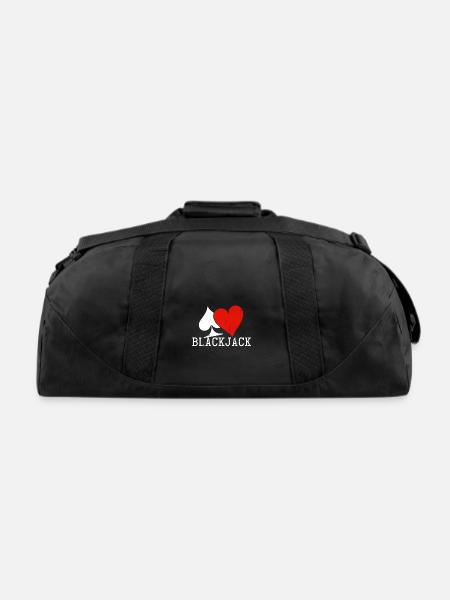 Black Jack Shirt & Gift - Recycled Duffel Bag - black