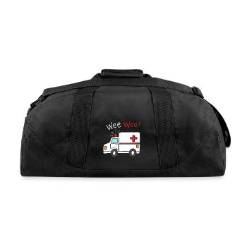 Paramedic Ambulance - Recycled Duffel Bag - black - Back