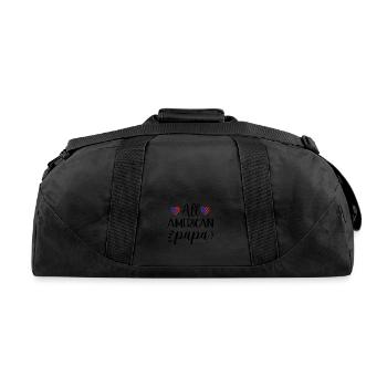 Papa - Recycled Duffel Bag - black - Back