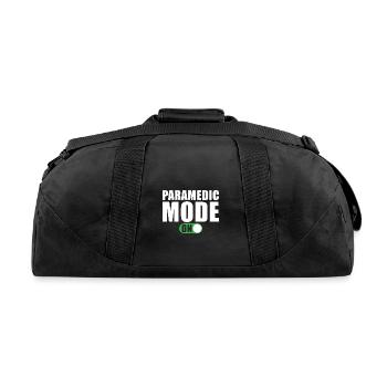 Paramedic Mode on - Recycled Duffel Bag - black - Back