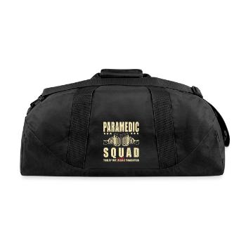 Paramedic Party Crew | Paramedic Squad - Recycled Duffel Bag - black - Back