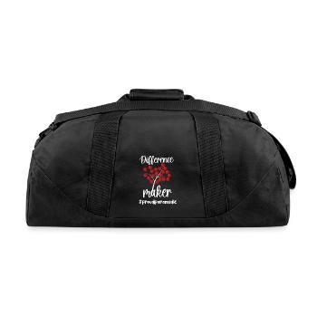 Paramedic Appreciation Paramedic EMS Week Gifts - Recycled Duffel Bag - black - Back