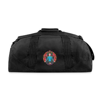 Colorful Mandala Spiritual Yogi Gift Yoga - Recycled Duffel Bag - black - Back