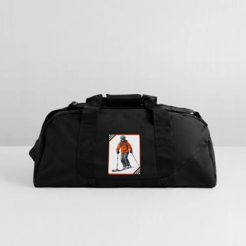 Skiing Thrill Ride - Recycled Duffel Bag