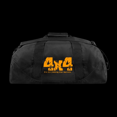 4x4 - it's the journey that matters... - Recycled Duffel Bag