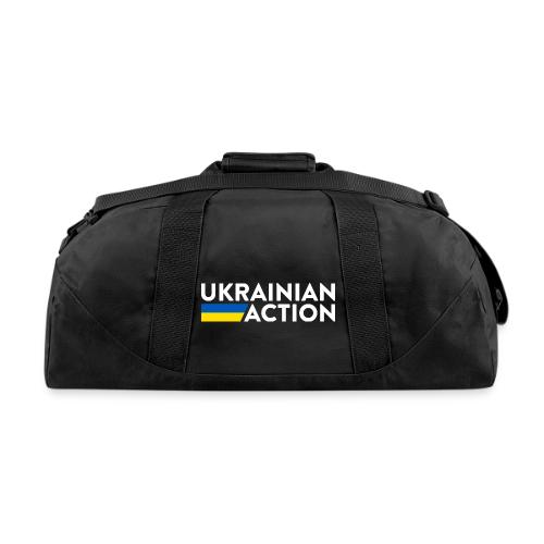 UA logo white - Recycled Duffel Bag