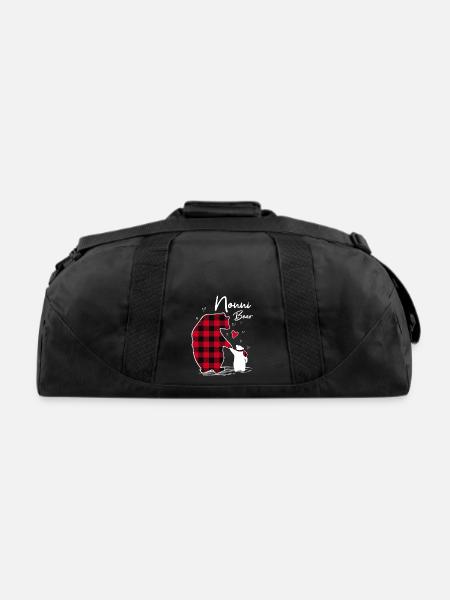 Nonni Bear - Recycled Duffel Bag - black