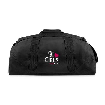 Bi Girls Club - Recycled Duffel Bag - black - Back