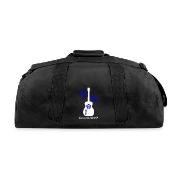 2 Sides! Seido Juku kanji and Music City Seido - Recycled Duffel Bag - black - Back