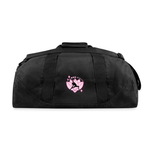 Yoga * Serenity, pink lotus - Recycled Duffel Bag