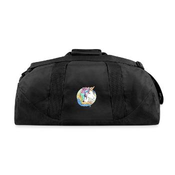unicorn - Recycled Duffel Bag - black - Back