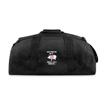 Hog Hunters Squeal - Recycled Duffel Bag - black - Back
