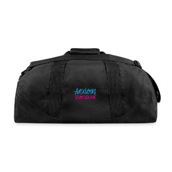 Anxious Transexual - Recycled Duffel Bag - black - Back