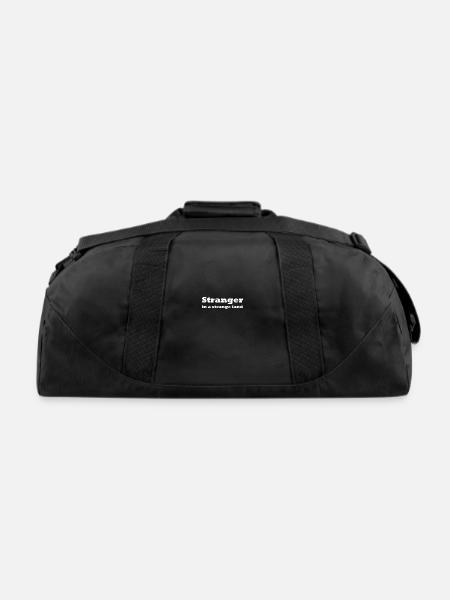 Stranger in a strange land - Recycled Duffel Bag - black - Back