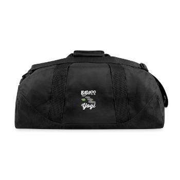 Badass Yogi - Recycled Duffel Bag - black - Back