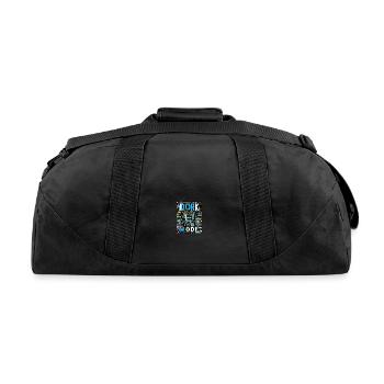 Dork Mode 14 - Recycled Duffel Bag - black - Back