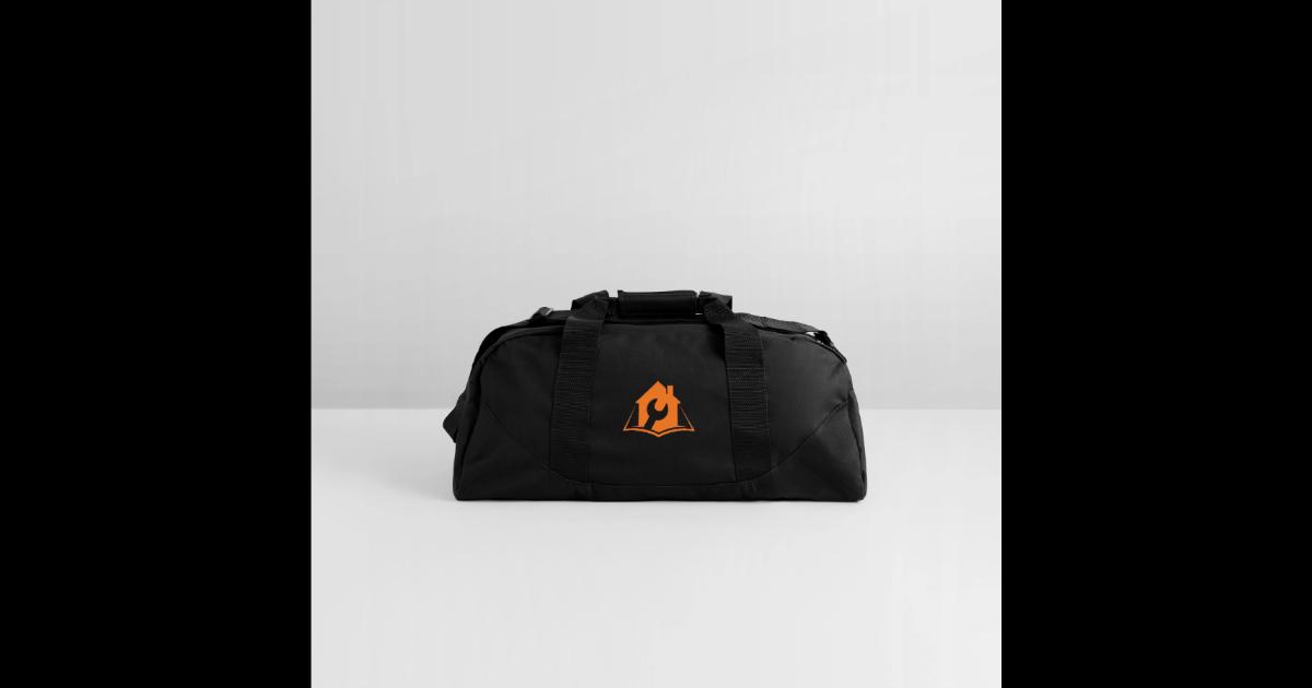Orange Recycled Duffel Bag