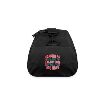 Difficult Roads - Recycled Duffel Bag - black - Right