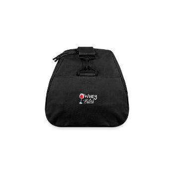 Winey Bitch Gift for Girlfriend - Recycled Duffel Bag - black - Right