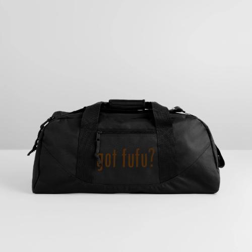 gotfufu-black - Recycled Duffel Bag