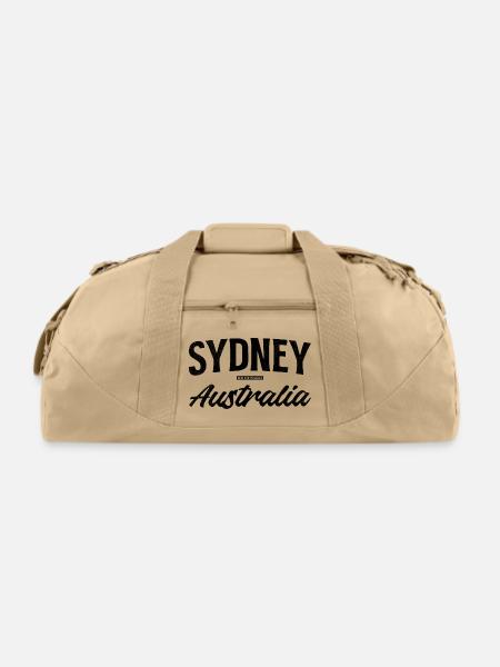 Sydney Schriftzug Australien Städte Design - Recycled Duffel Bag - beige