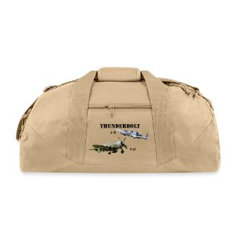 Thunderbolts - Recycled Duffel Bag - beige - Front