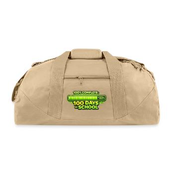 Design unavailable - Recycled Duffel Bag - beige - Front